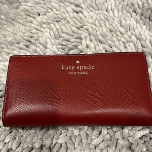 kate spade Staci Saffiano Leather Wallet NWT